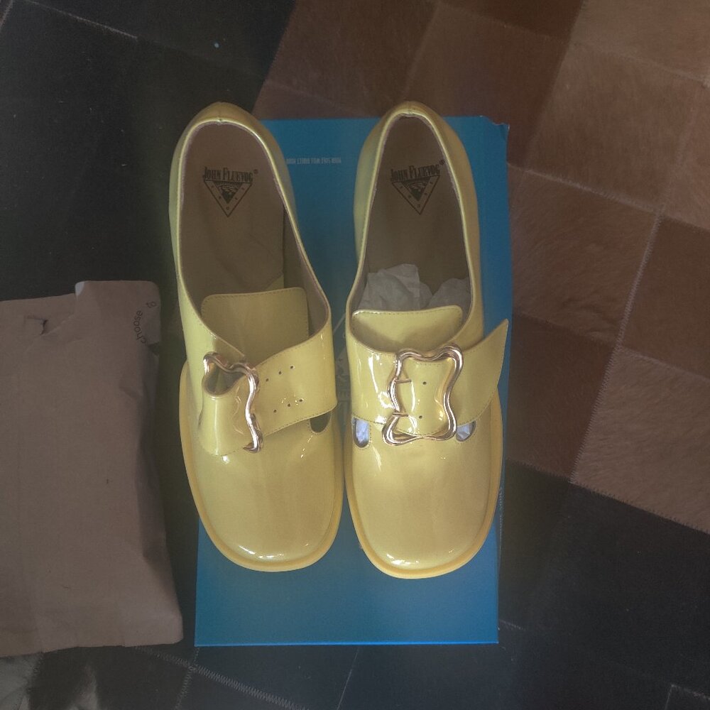 John fluevog sosta style  shoes size 12W 10M New - Picture 2 of 5